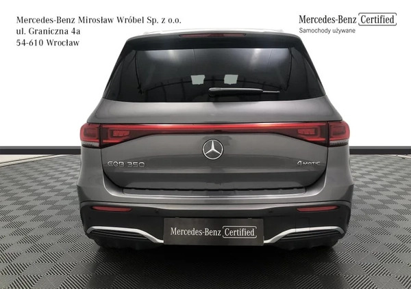 Mercedes-Benz EQB cena 239900 przebieg: 20795, rok produkcji 2021 z Wrocław małe 407